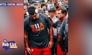 The Clemson Tigers Stand behind their Brother