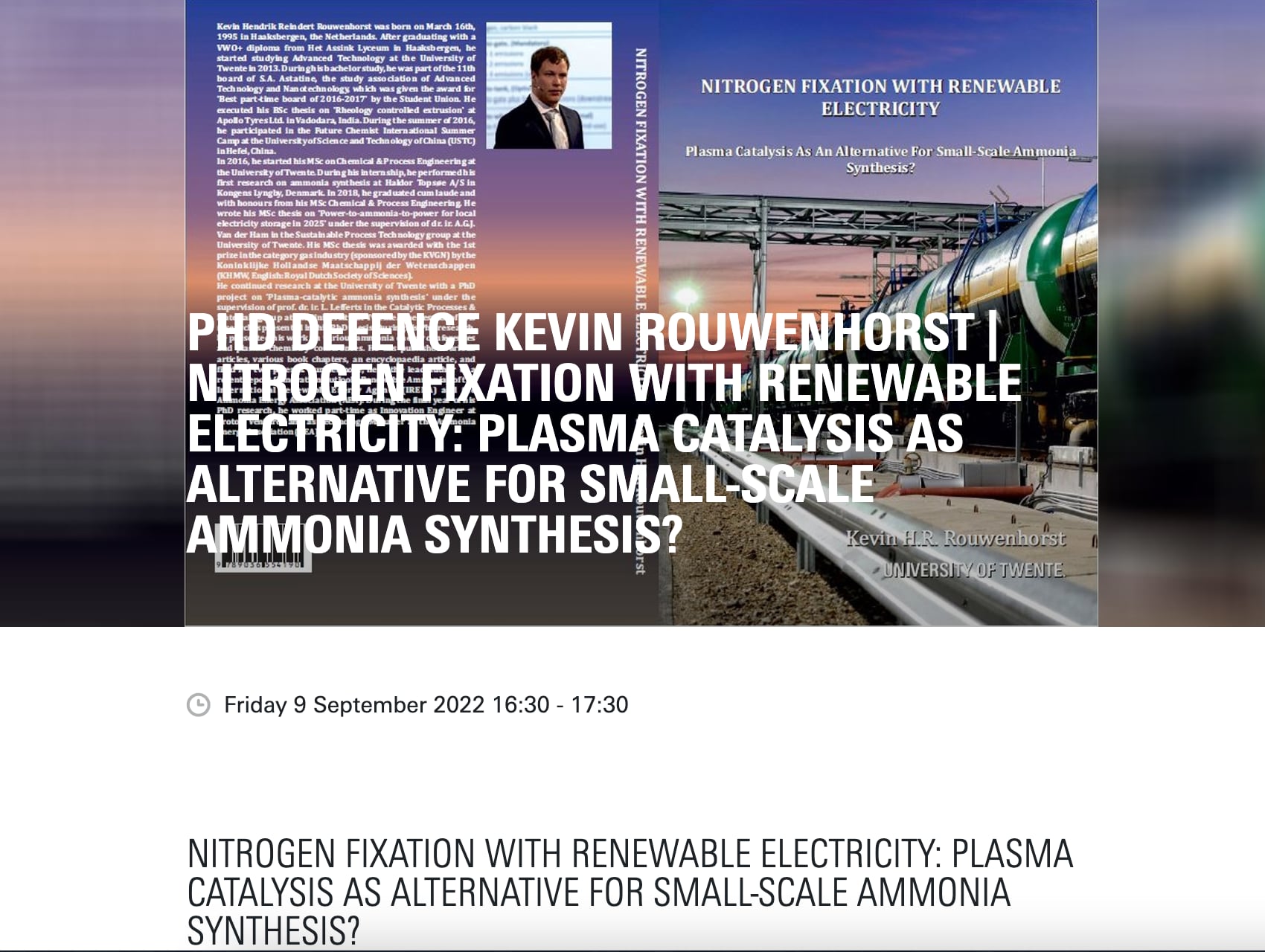 Kevin Rouwenhorst - PhD Defence on Vimeo