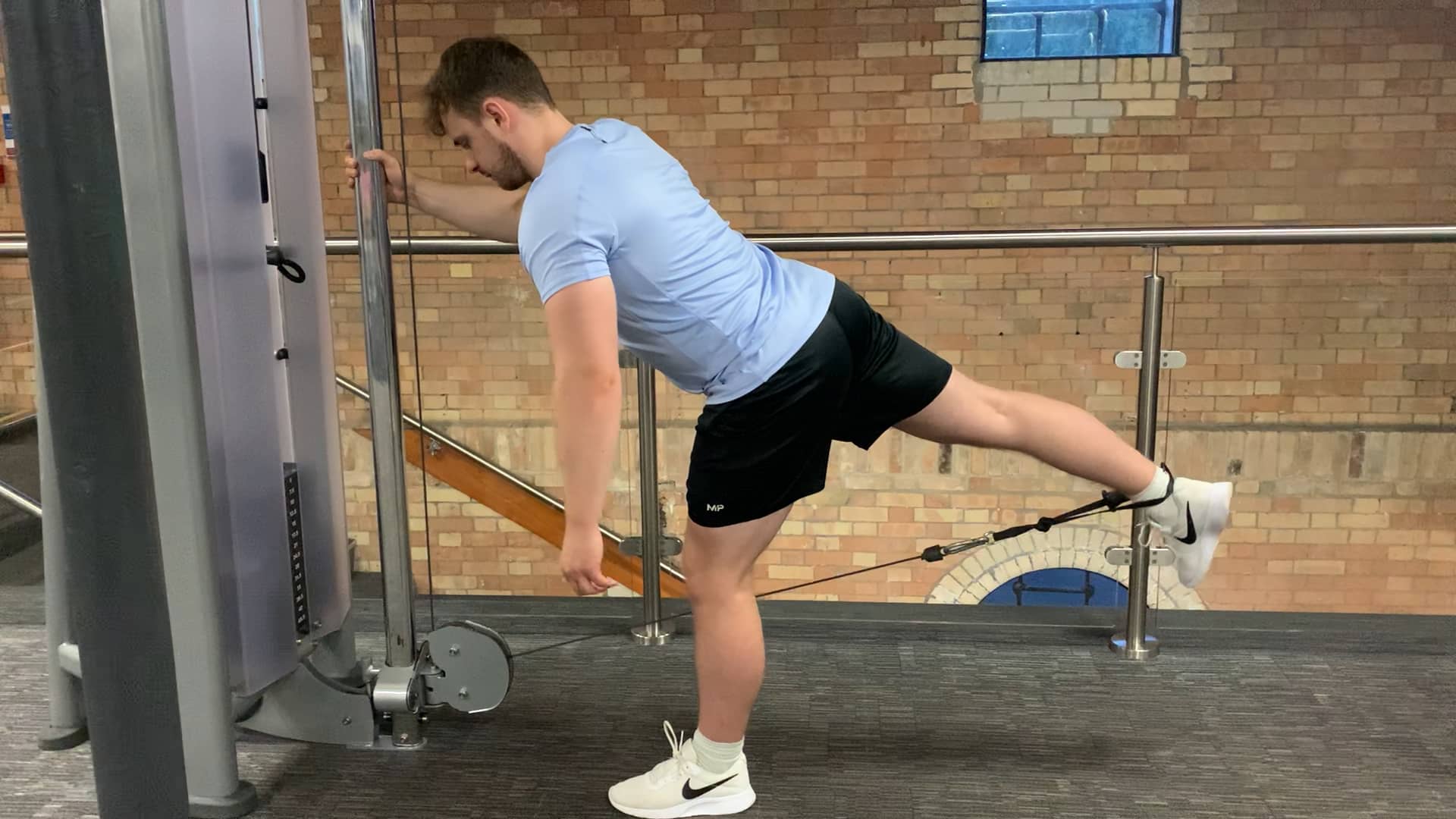 One Legged Cable Kickback on Vimeo