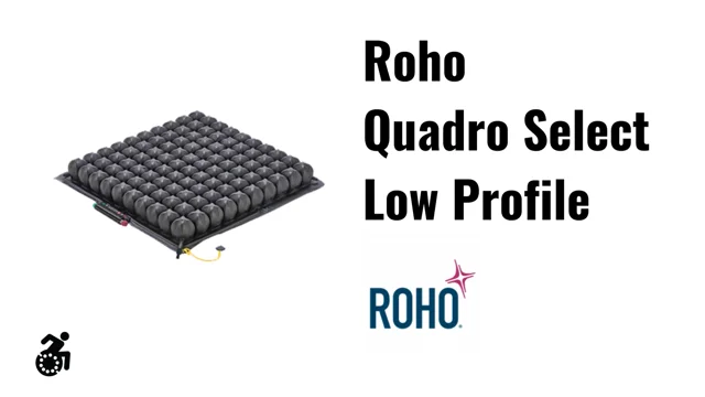 Roho Quadtro Select Low Profile Bariatric Cushion — Wheelchair Bearings