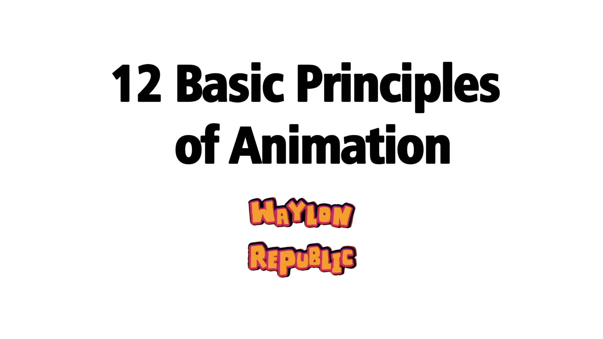 Ting, Wei-Lun/12 Basic Principles of Animation
