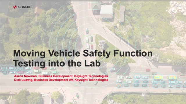 Moving vehicle safety function testing into the lab