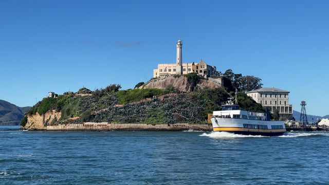 ボート, 海洋, アルカトラズ, 小島, 刑務所