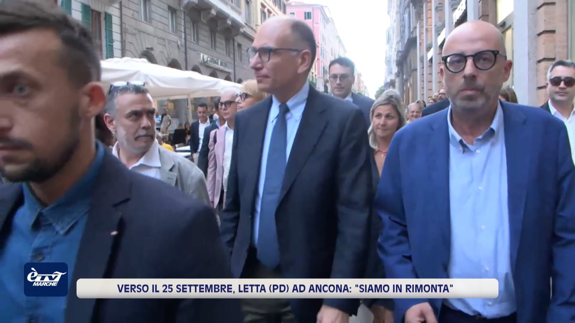 Verso le politiche del 25 settembre, Enrico Letta ad Ancona - VIDEO