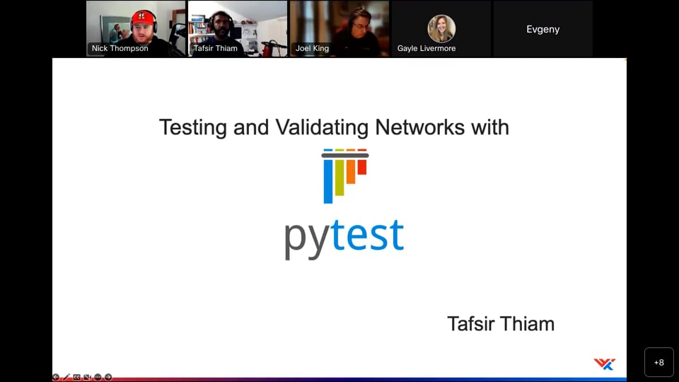 Programmability and Automation Meetup: Infrastructure Test Automation Series #1 - Pytest
