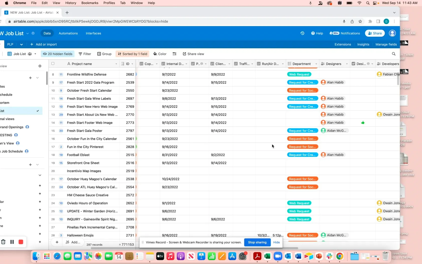 Updated Fields & Boards on Vimeo