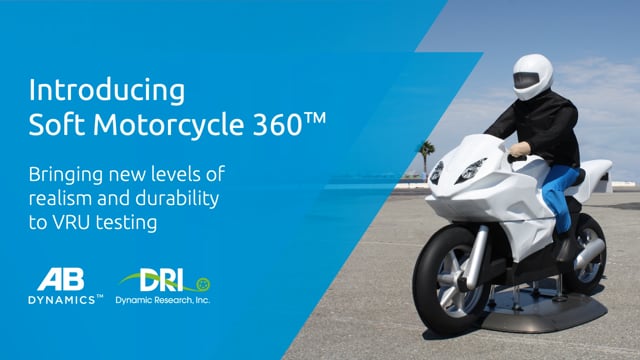 ADAS system testing and development using a new type of soft motorcycle target
