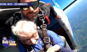 91 Year Old Skydives