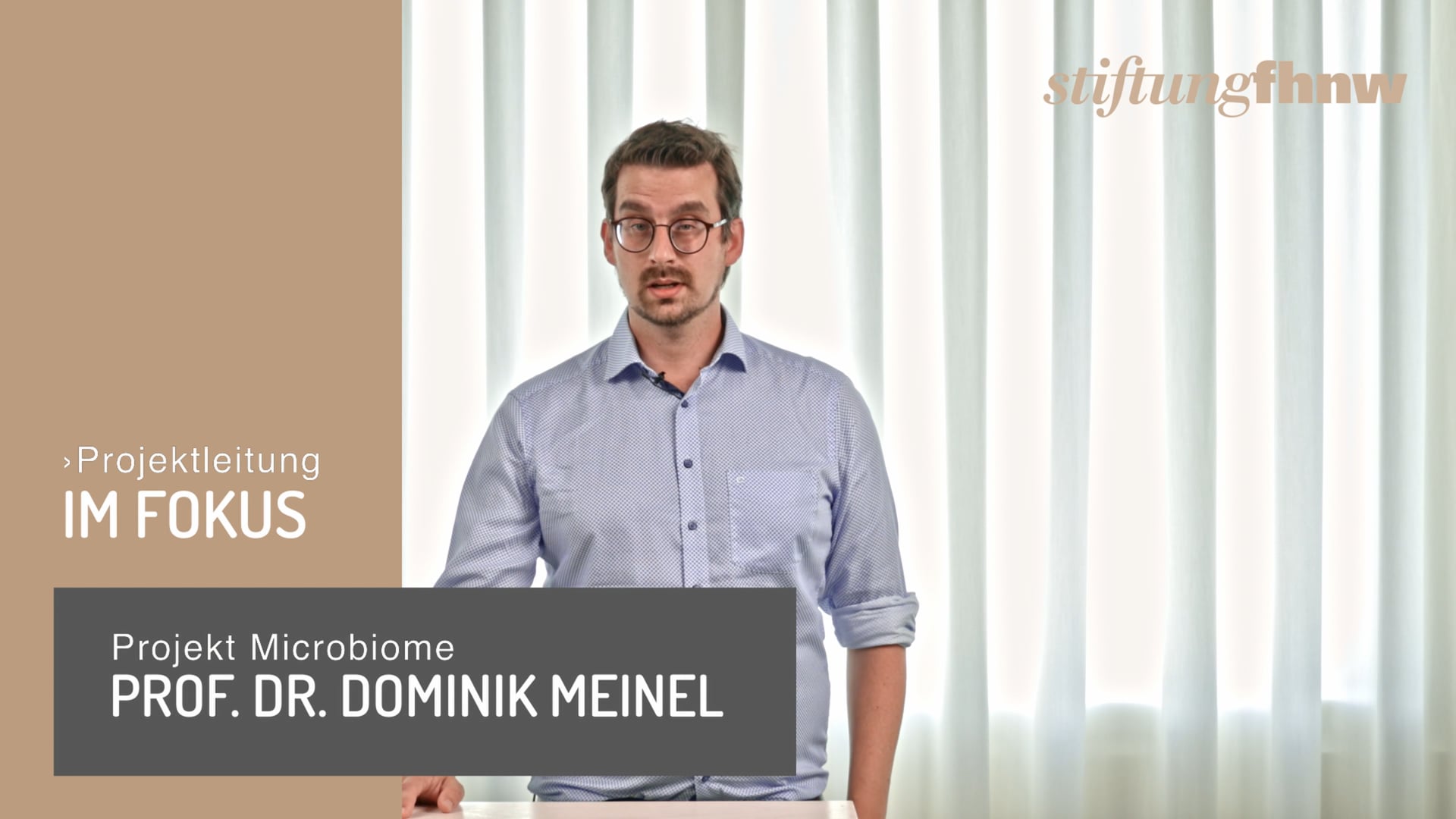 Dominik Meinel – Beitrag StiftungFHNW zu Biomarker