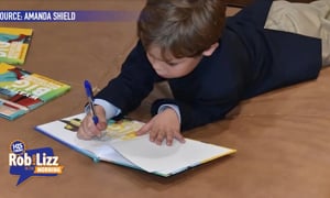 This Little Boy Writes a Book
