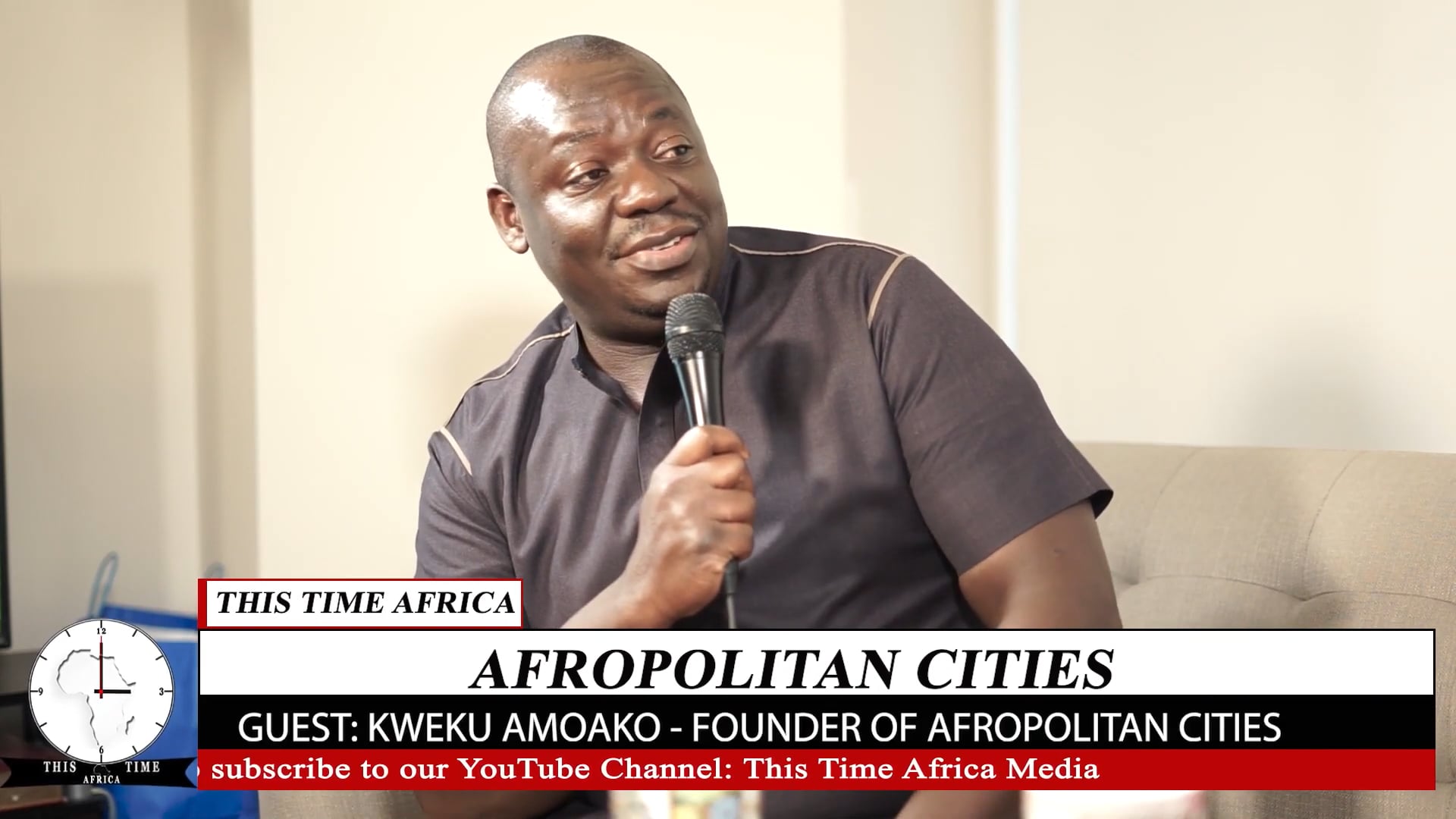 This Time Africa 's Interview with Kweku Amoako, founder of Afropolitan Cities