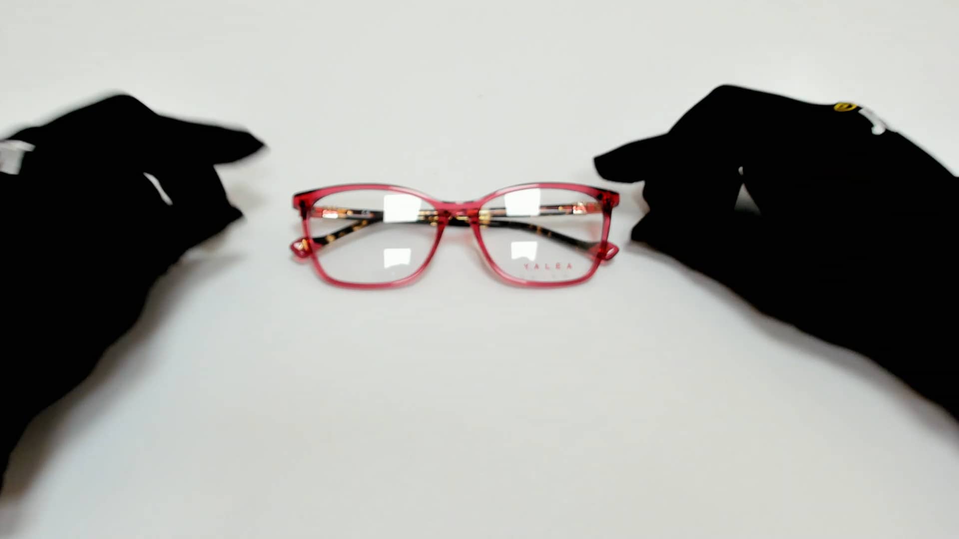 Yalea Eyeglasses Model Rosa; VYA020 Color0838 Transparent Pink/Havana