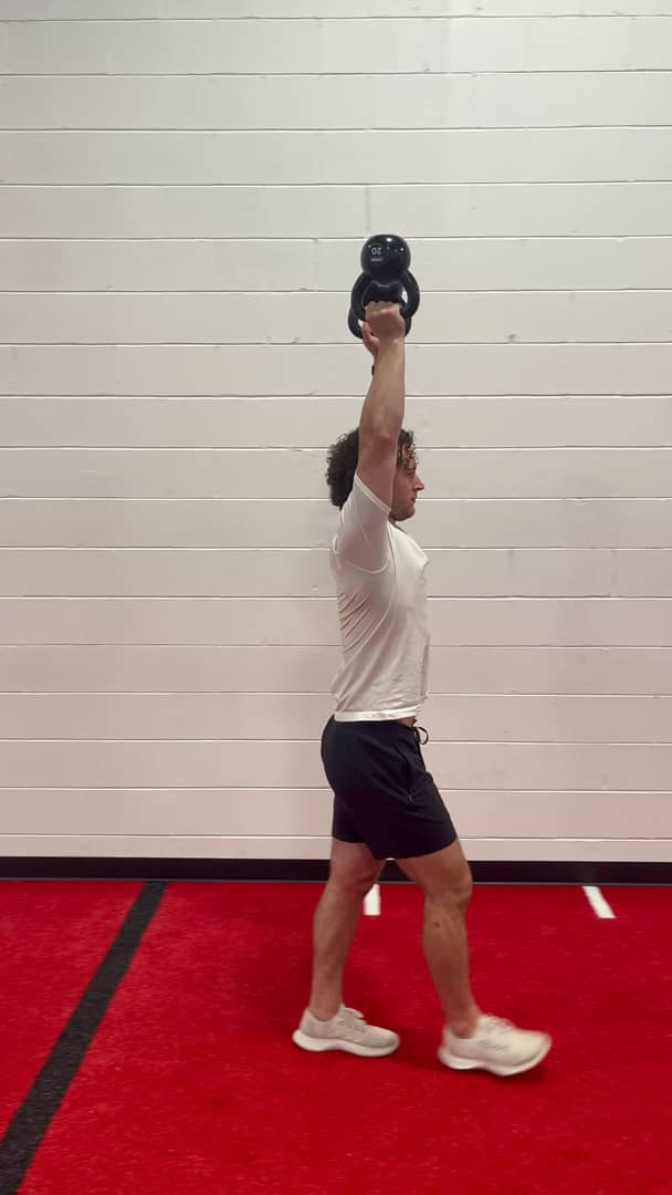 Kettlebell Bottoms Up Waiter Walk on Vimeo