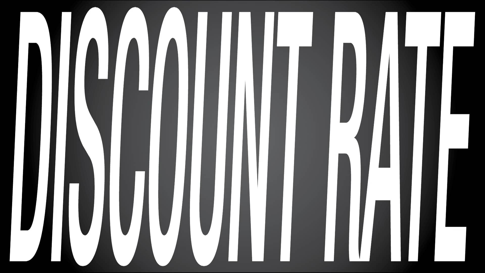 Discount Rate on Vimeo
