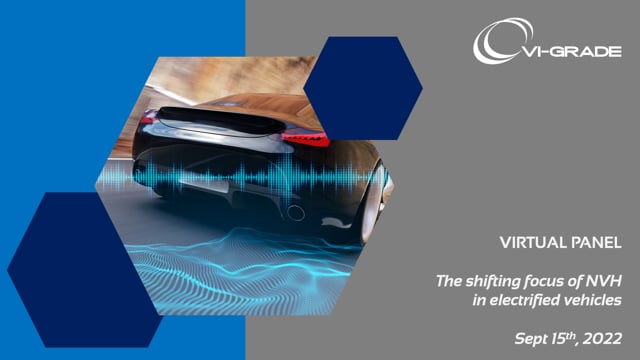 The shifting focus of NVH in electrified vehicles