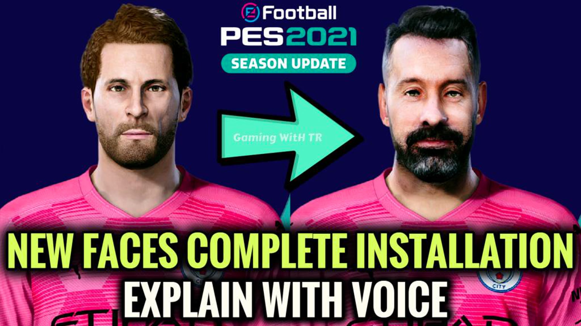 PES 2021 | NEW FACES COMPLETE INSTALLATION & HOW TO USE IN SIDER ...