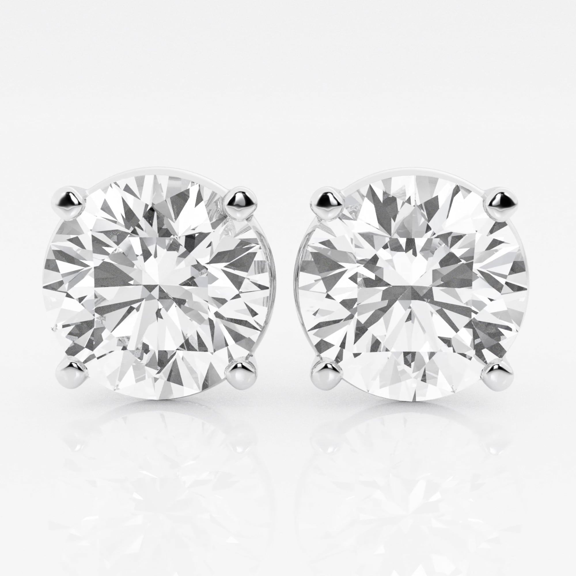 product video for 12 ctw Round Colorless (E-F) Lab Grown Diamond Certified Stud Earrings