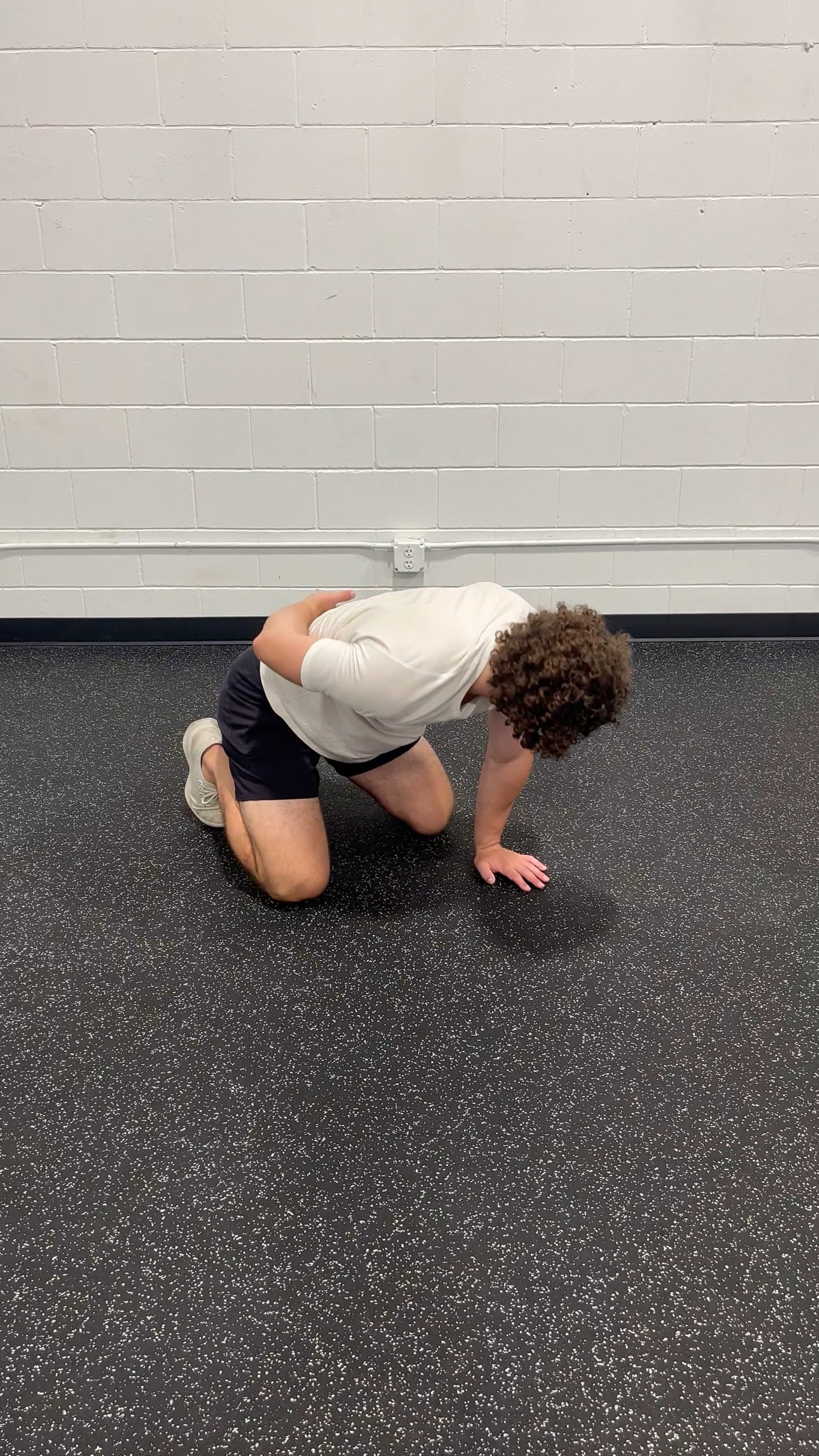 Rock Back Thoracic Rotation with Hand Behind Back on Vimeo