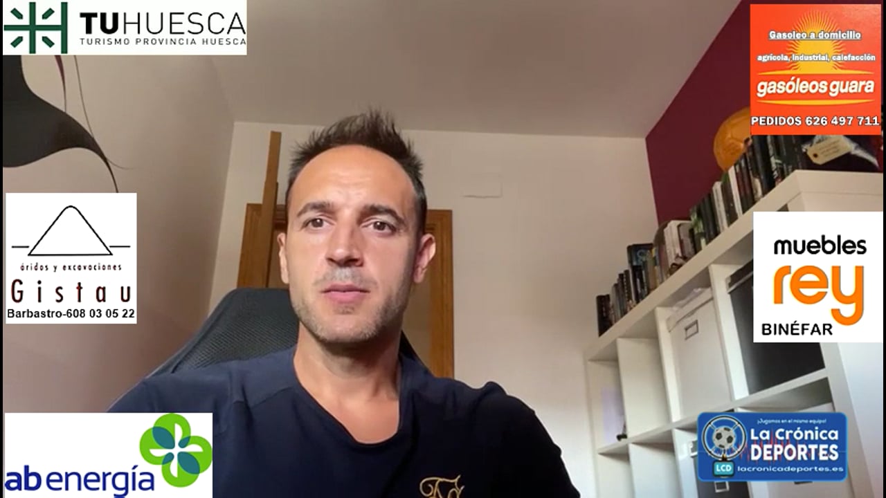 LA PREVIA / CD Binéfar - UD Barbastro / DAVID GIMÉNEZ (Entrenador Binéfar) Jornada 2 / 3ª División