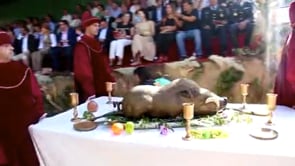 Una mesa bien provista...Cortejo Histórico. Feiras Novas. Ponte de Lima