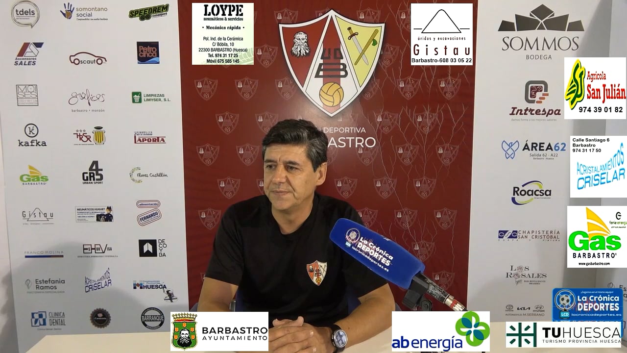 LA PREVIA / CD Binéfar - UD Barbastro / JOSETE (Entrenador Barbastro) Jornada 2 / 3ª División