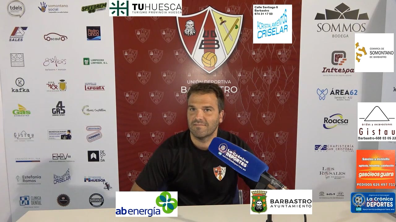 LA PREVIA / UDB Somontano - UD Pomar / JOSEMI (Entrenador Barbastro B Somontano) Jornada 1 / 2ª Regional - Gr 2-2