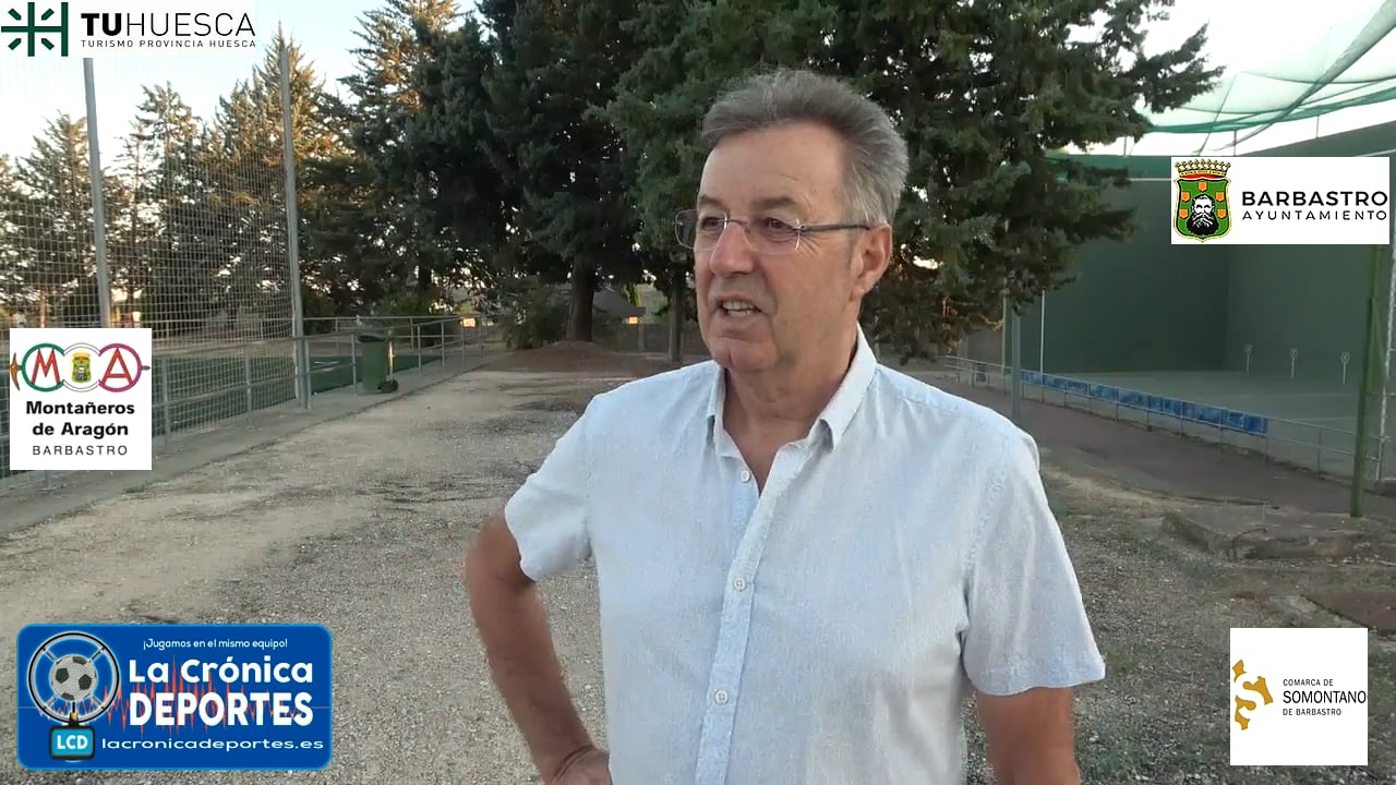 PEDRO SOLANA (Directivo Montañeros de Aragón en Barbastro) Analizamos las próximas  actividades del club Barbastrense.