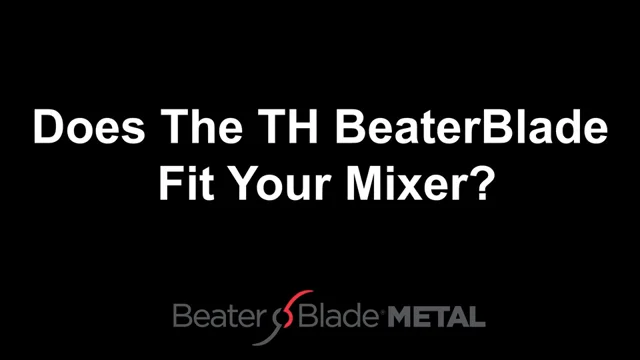 Plastic KA-TH BeaterBlade / Fits Tilt-Head 4.5 & 5 QT Mixers / Fits 3.5 &  5-QT Glass Bowls too — BeaterBlade