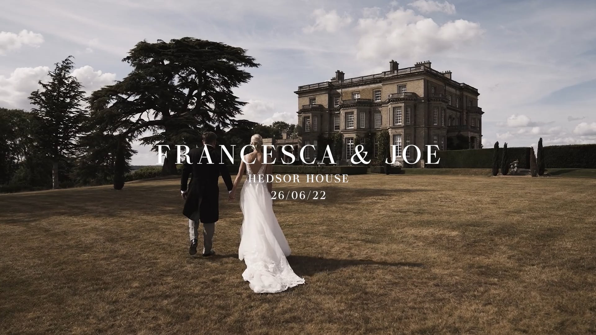 Francesca & Joe's Wedding Highlights Film at Hedsor House, Henley-on-Thames