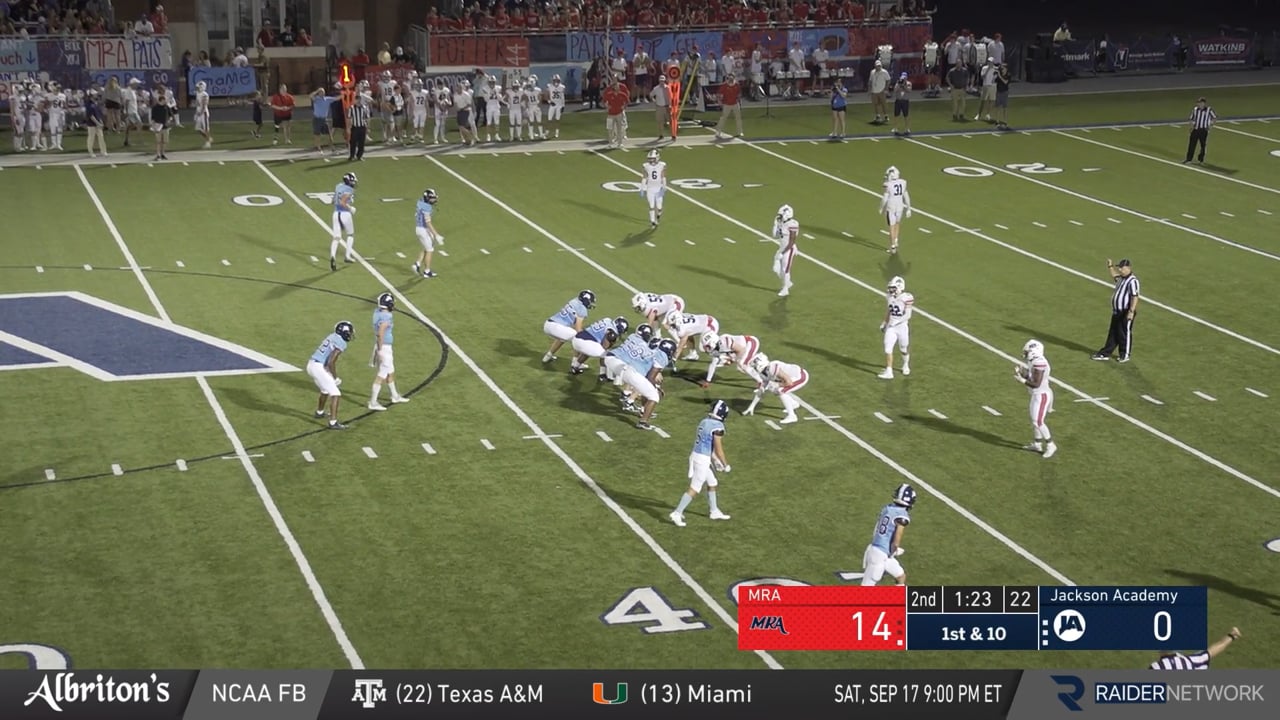 Varsity Football vs MRA - 9-16-22