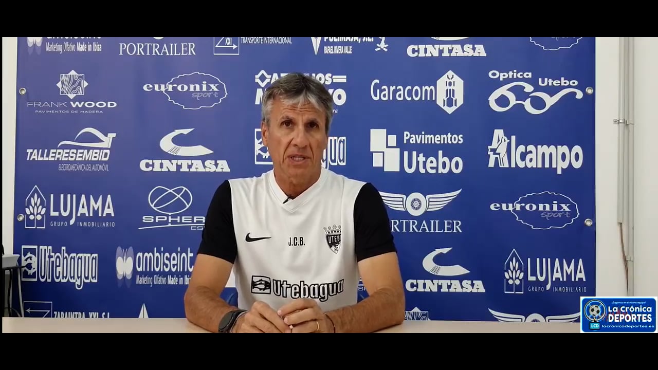 LA PREVIA / CD Tudelano - Utebo FC / JUAN CARLOS BELTRÁN (Entrenador Utebo) Jornada 3 / 2ª RFEF - Grupo 2 / Fuente: Facebook Utebo FC
