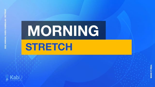 Sept 10, 2022 – Morning Stretch