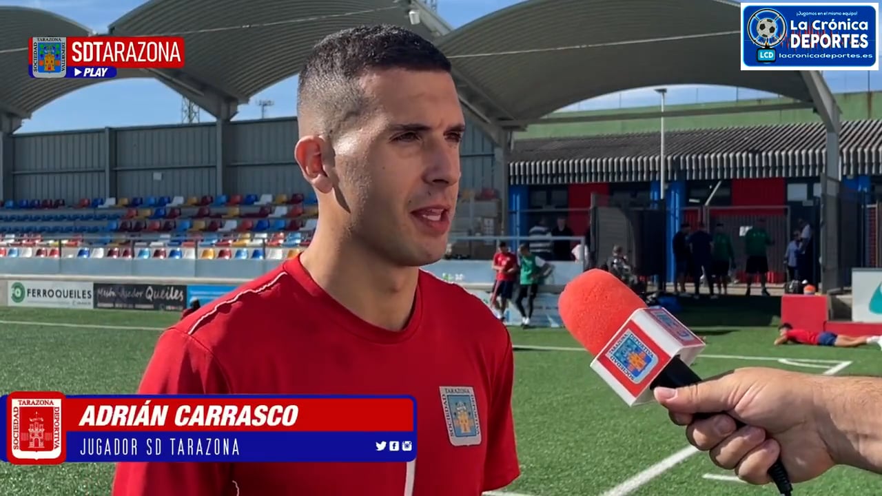 LA PREVIA / SD Tarazona - CD Izarra / ADRIÁN CARRASCO (Jugador Tarazona) Jornada 3 / 2ª RFEF - Grupo 2 / Fuente: Twitter SD Tarazona
