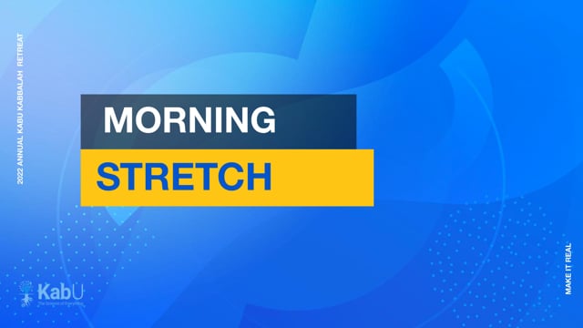 Sept 11, 2022 – Morning Stretch