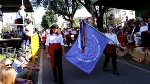 Con esta alegría de los bombos y las voces terminaba el Cortejo Etnográfico
