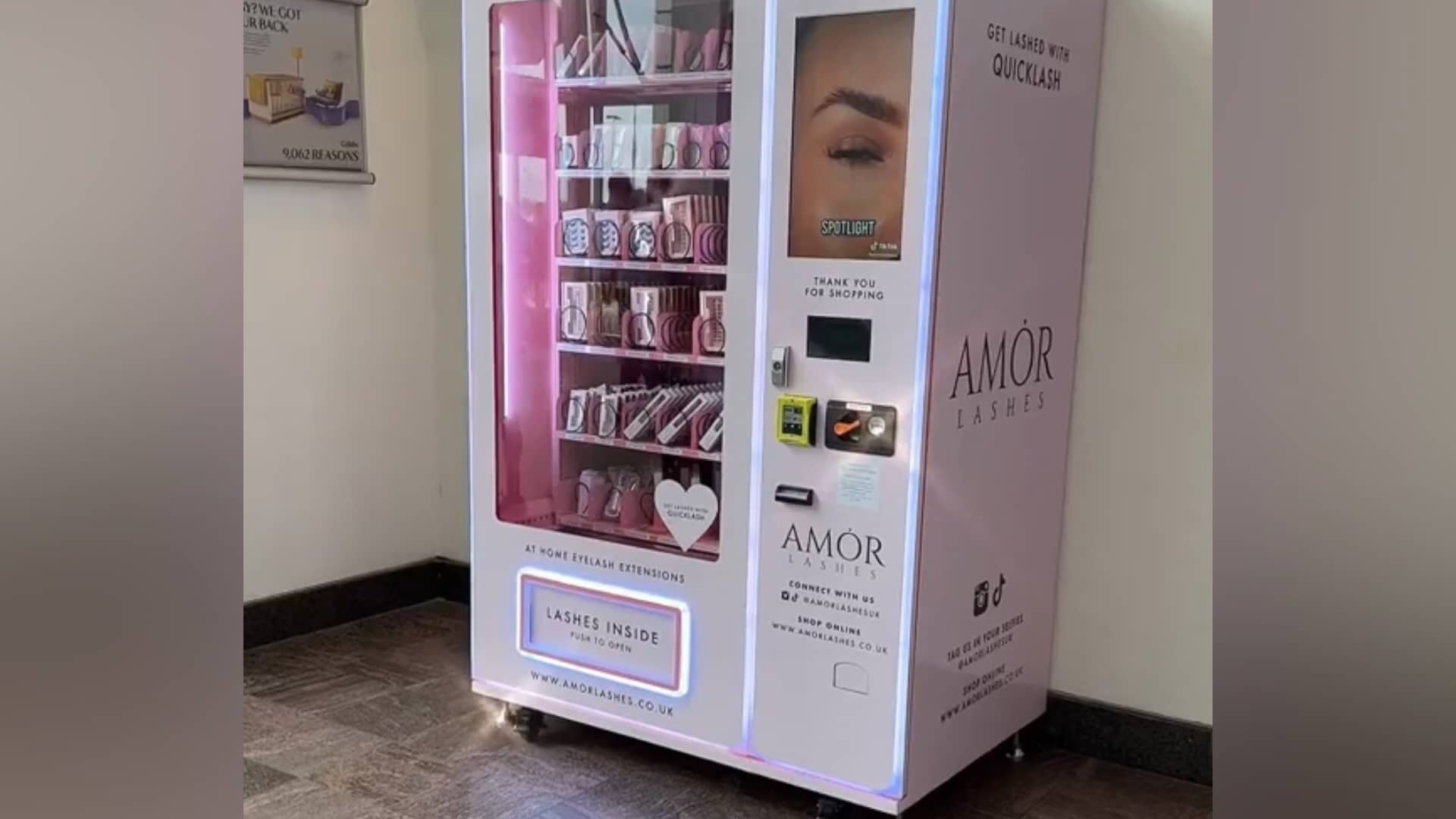 DIY LASH VENDING MACHINE on Vimeo