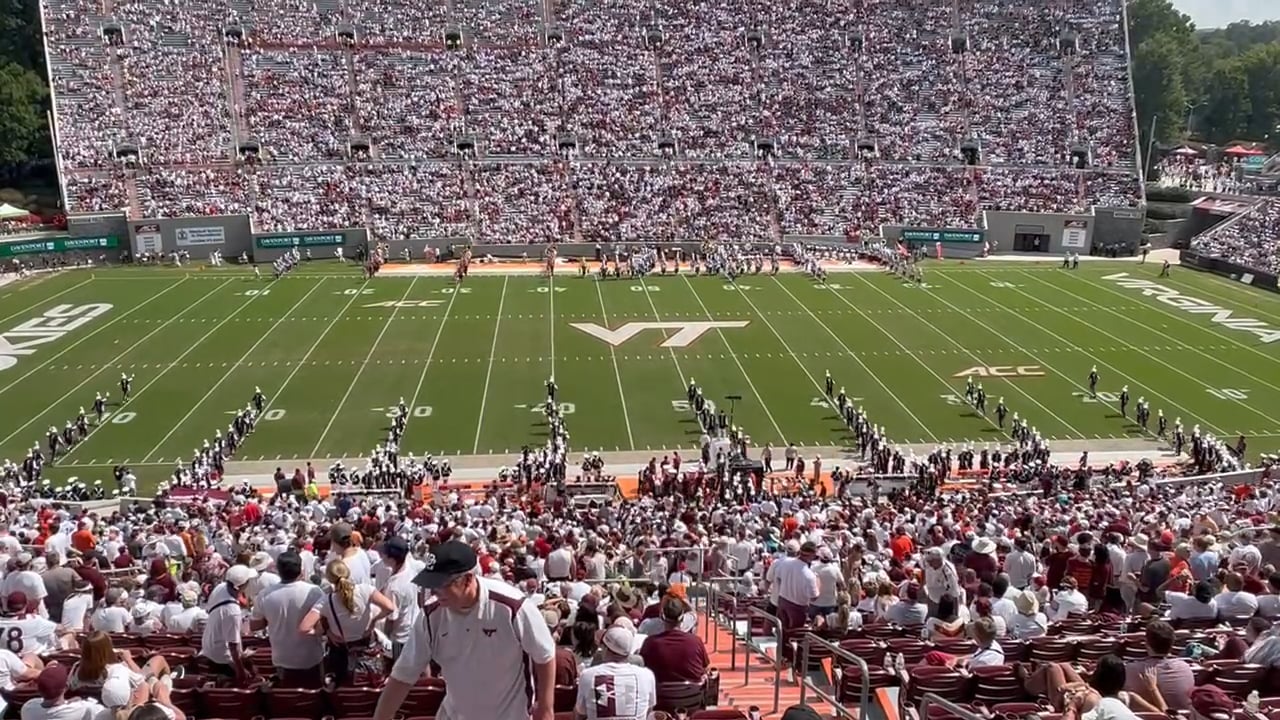 Virginia Tech Military Tribute Halftime Show 9172022 on Vimeo