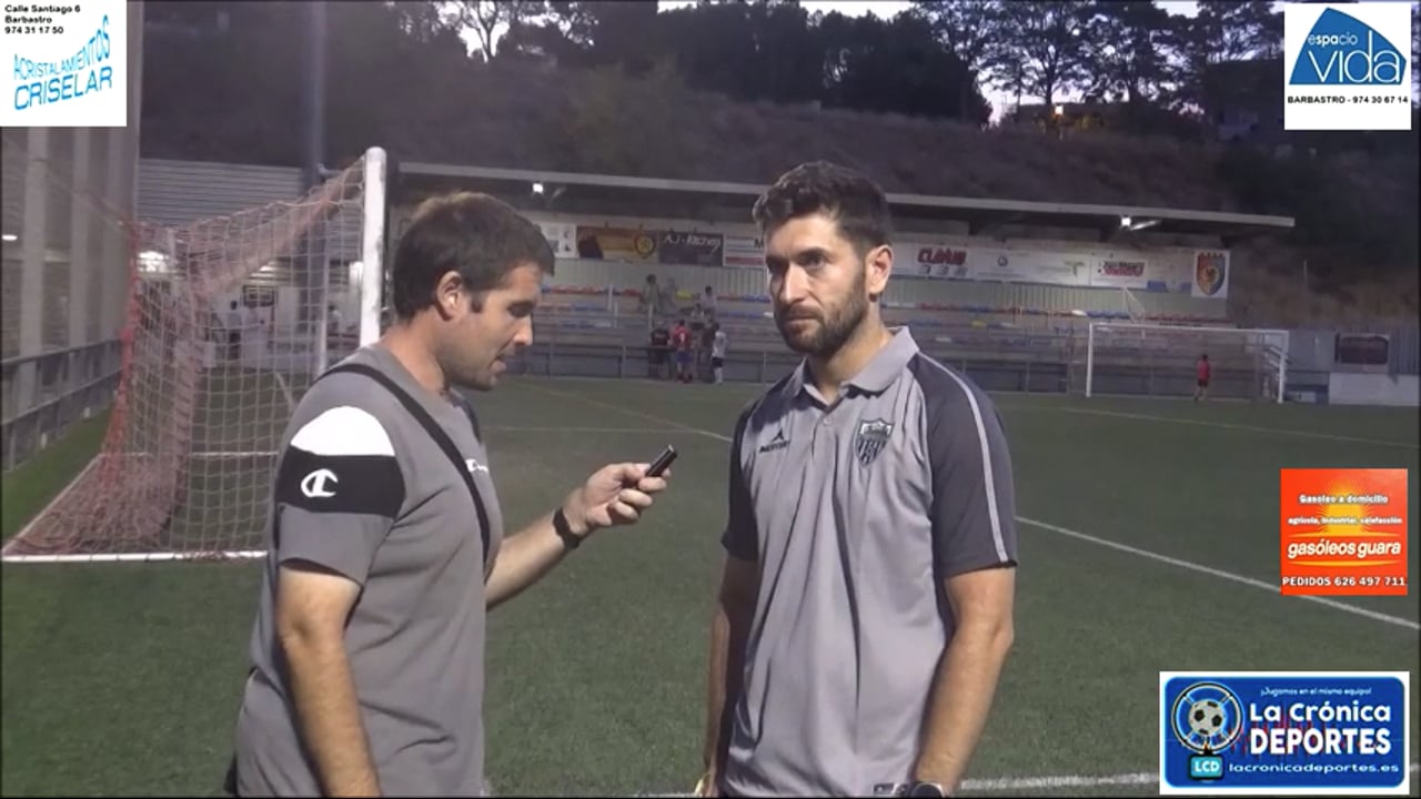 LUIS ÁNGEL LASSA (Entrenador Calatayud) UD Montecarlo 1-1 At Calatayud / Jornada 1 / Regional Preferente - Grupo 2 / YouTube Raúl Futbolero
