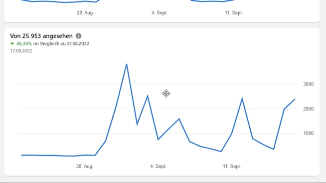 Meine FB Gruppen-Statistik (Einblick)
