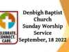 Sunday Morning Worship 9/18/22