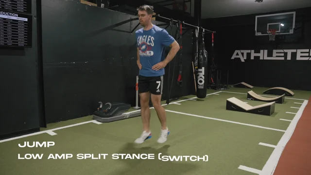 Split stance best sale box jump