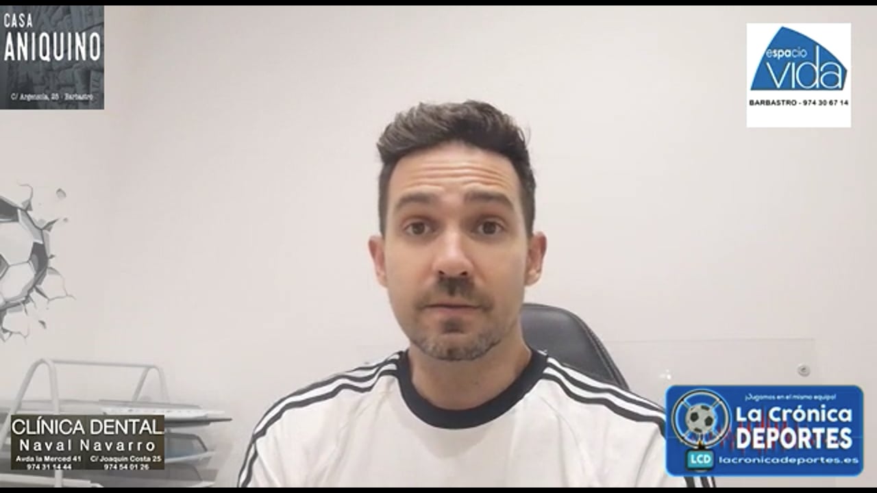 DIEGO CABEZA (Entrenador La Almunia) SD Ejea 1-0 CD La Almunia / Jornada 2 / 3ª División