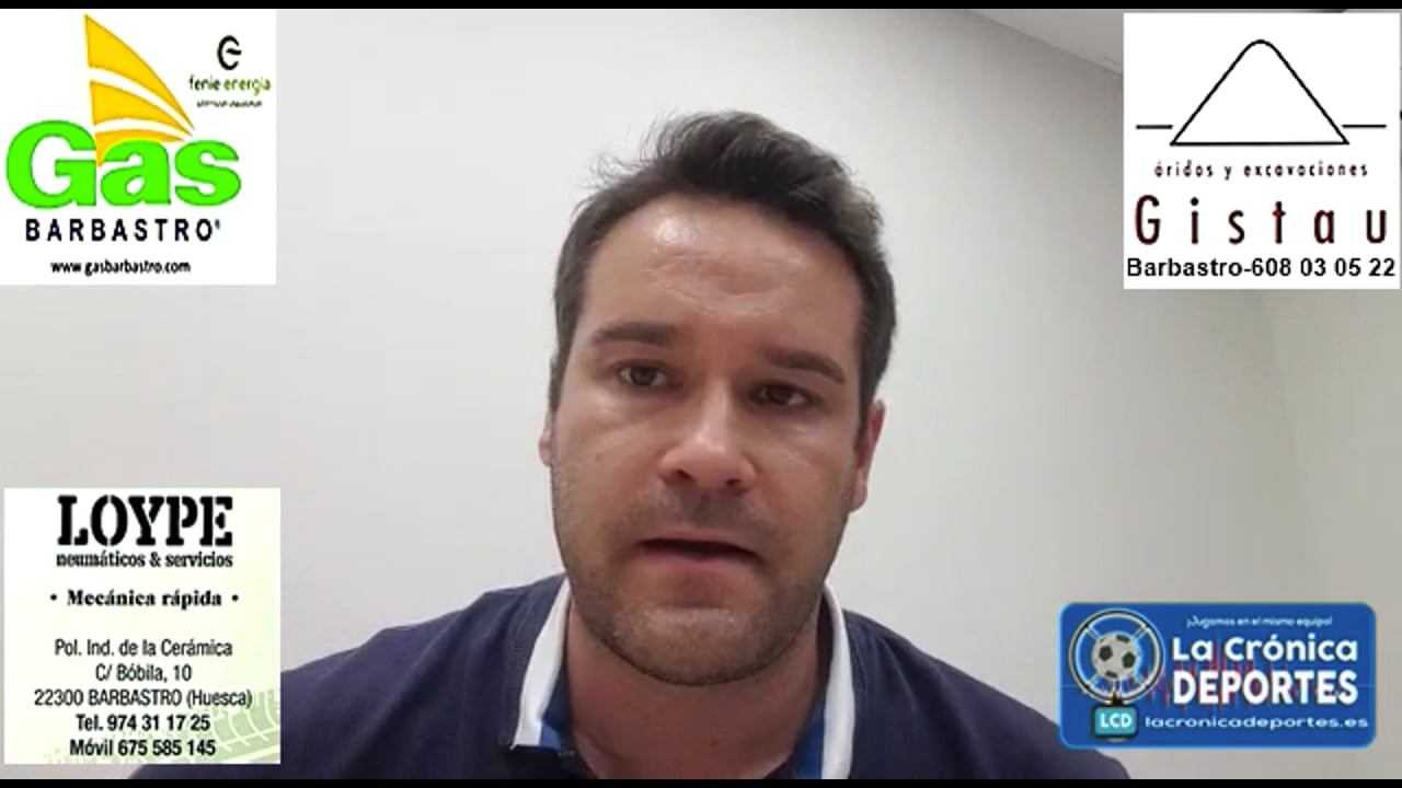 RUBÉN ZAPATER (Entrenador Épila) CD Caspe 1-2 CF Épila / Jornada 2 / 3ª División