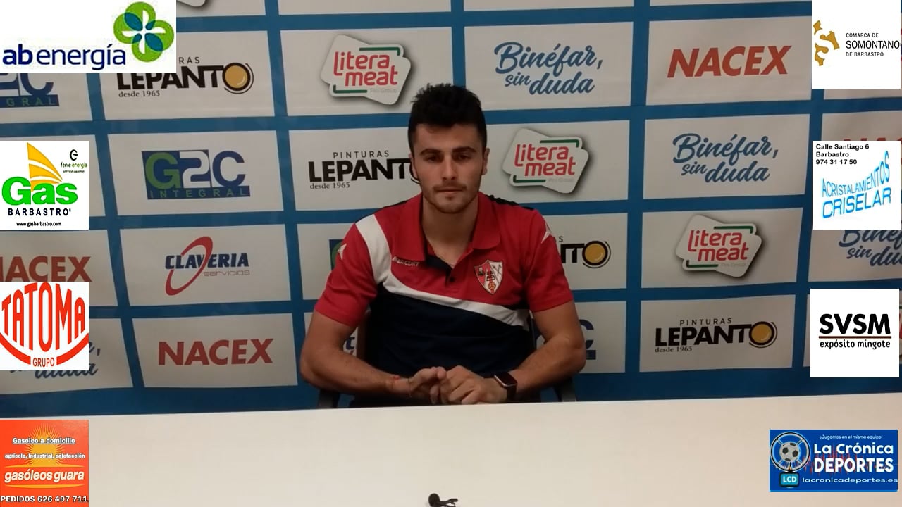 JORGE CONTE (Jugador UD Barbastro) CD Binéfar 0-2 UD Barbastro / J 2 / 3ª División