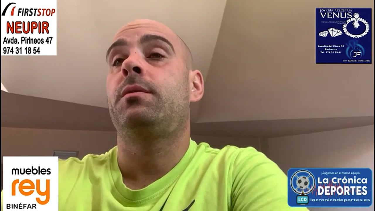 CARLOS GIL (Entrenador Caspe) CD Caspe 1-2 CF Épila / Jornada 2 / 3ª División