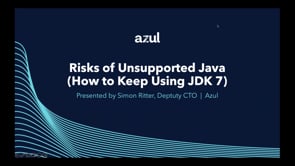 Webinar - The Risks of Running Unsupported Java