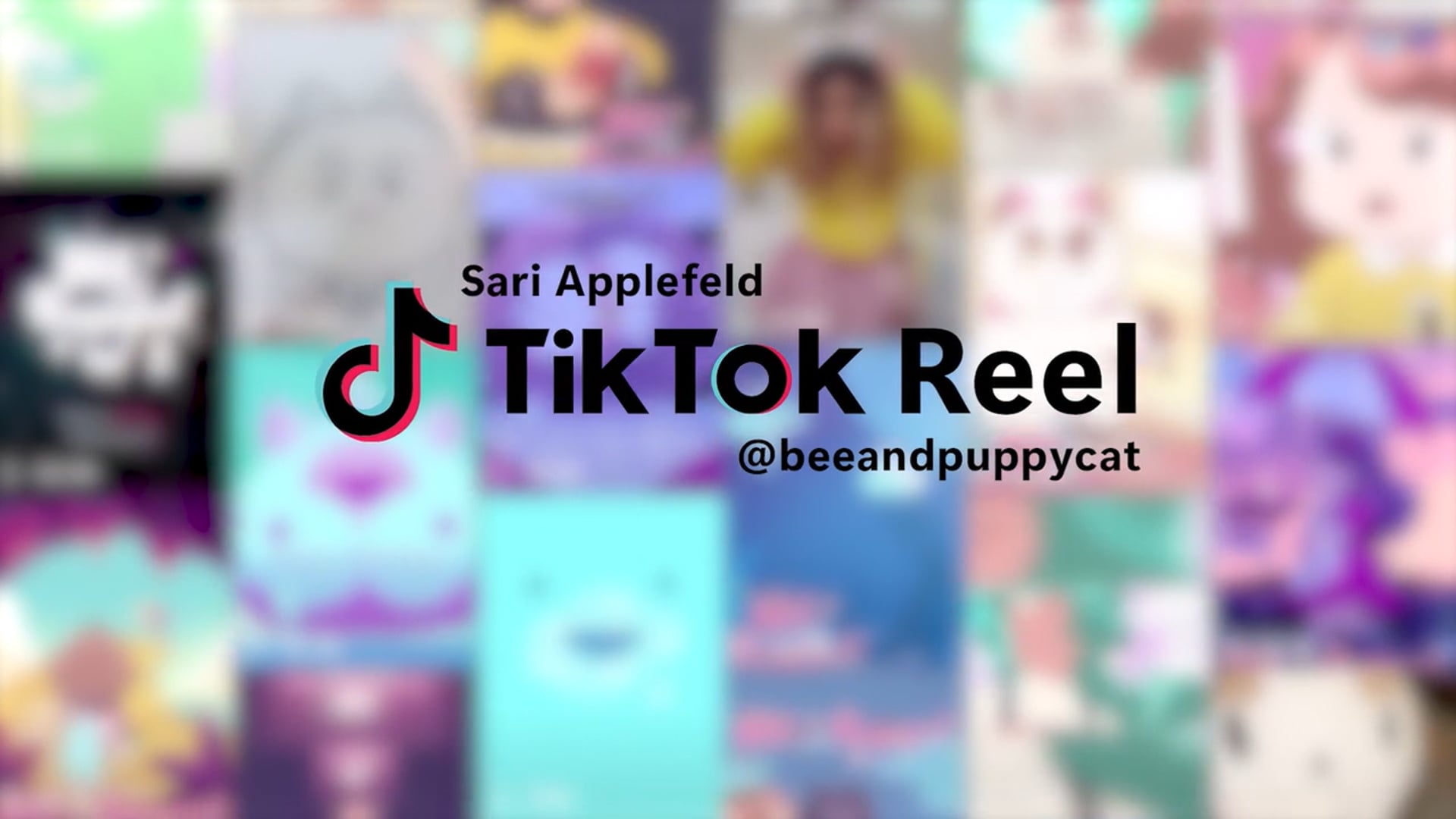 Sari Applefeld Tik Tok Reel - Bee and Puppycat