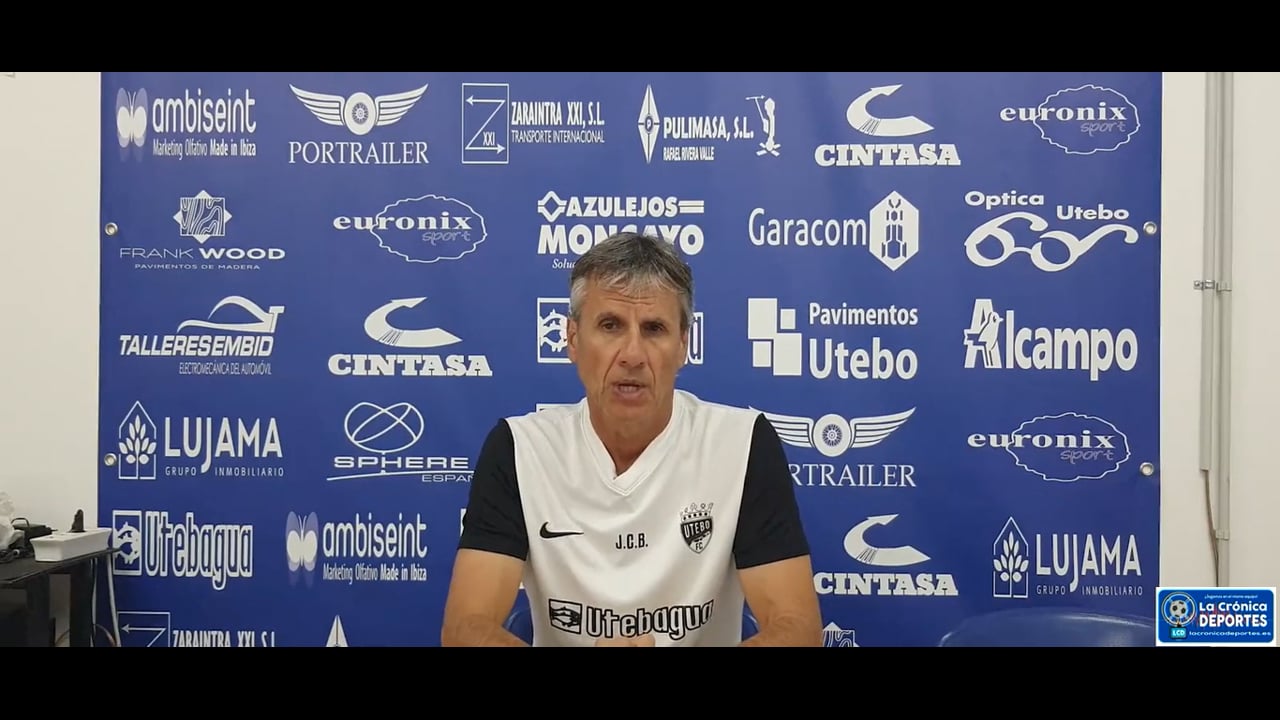 JUAN CARLOS BELTRÁN (Entrenador Utebo) CD Tudelano 1-0 Utebo FC / Jornada 3 / 2ª RFEF - Grupo 2 / Fuente: Twitter Utebo FC