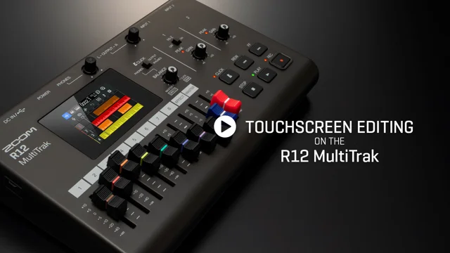 Zoom R12 - Touch Screen Editing INSET VIDEO