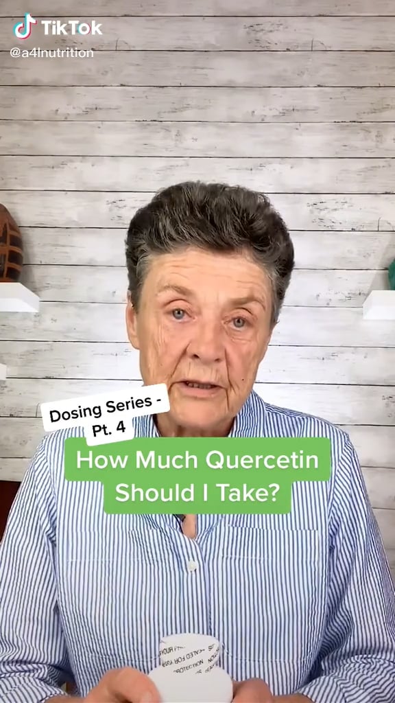 Dosage How much quercetin should I take? on Vimeo